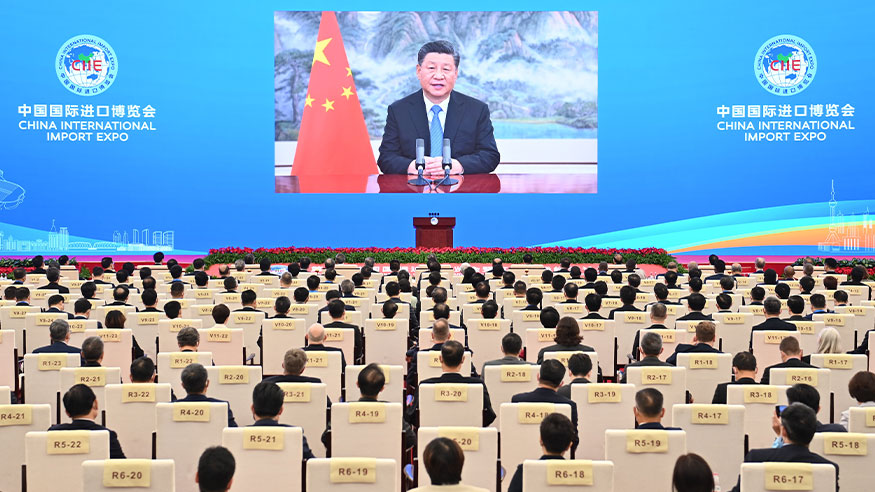 有研集團黨委書記、董事長趙曉晨一行出席第四屆進博會系列活動