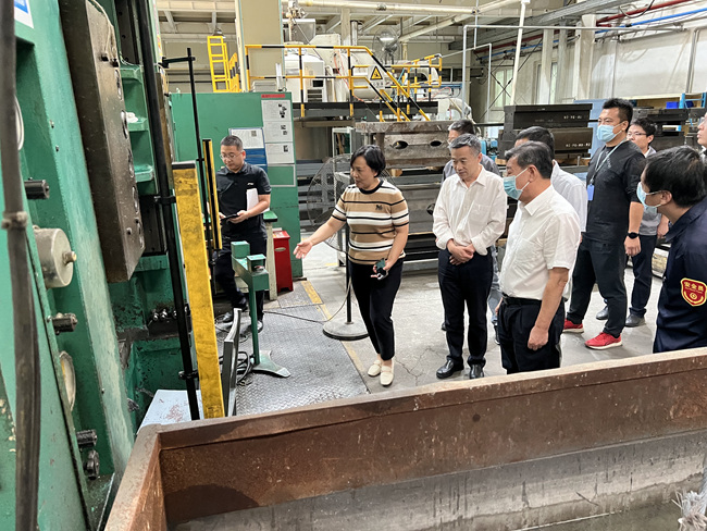 有研集團(tuán)黨委委員、副總經(jīng)理王臣赴有研億金開(kāi)展安全檢查工作