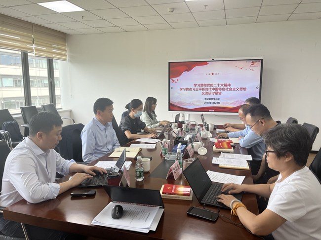 中國有研副總經(jīng)理黃倬帶隊赴有研復(fù)材督導(dǎo)開展主題教育