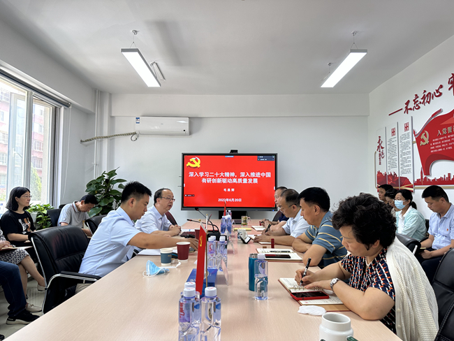 中國有研副總經(jīng)理毛昌輝為有研廣東院、有研興友講授主題教育專題黨課