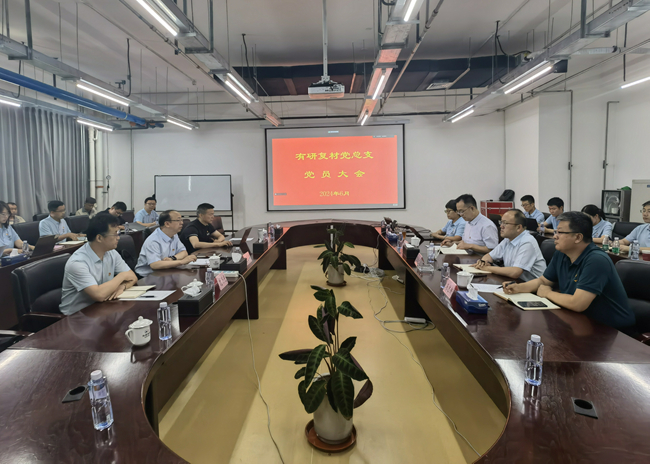 中國有研副總經(jīng)理毛昌輝到有研復材講授黨紀學習教育專題黨課